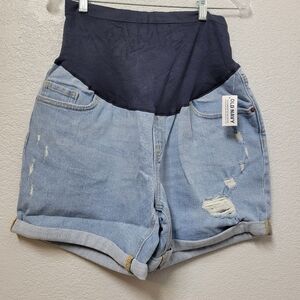 Old Navy Womens Maternity Jeans Shorts 14 Nwt